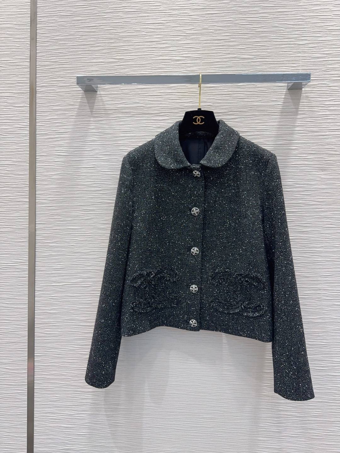 CHANEL シャネル スカートセットアップ ジャケット レディース ブラック