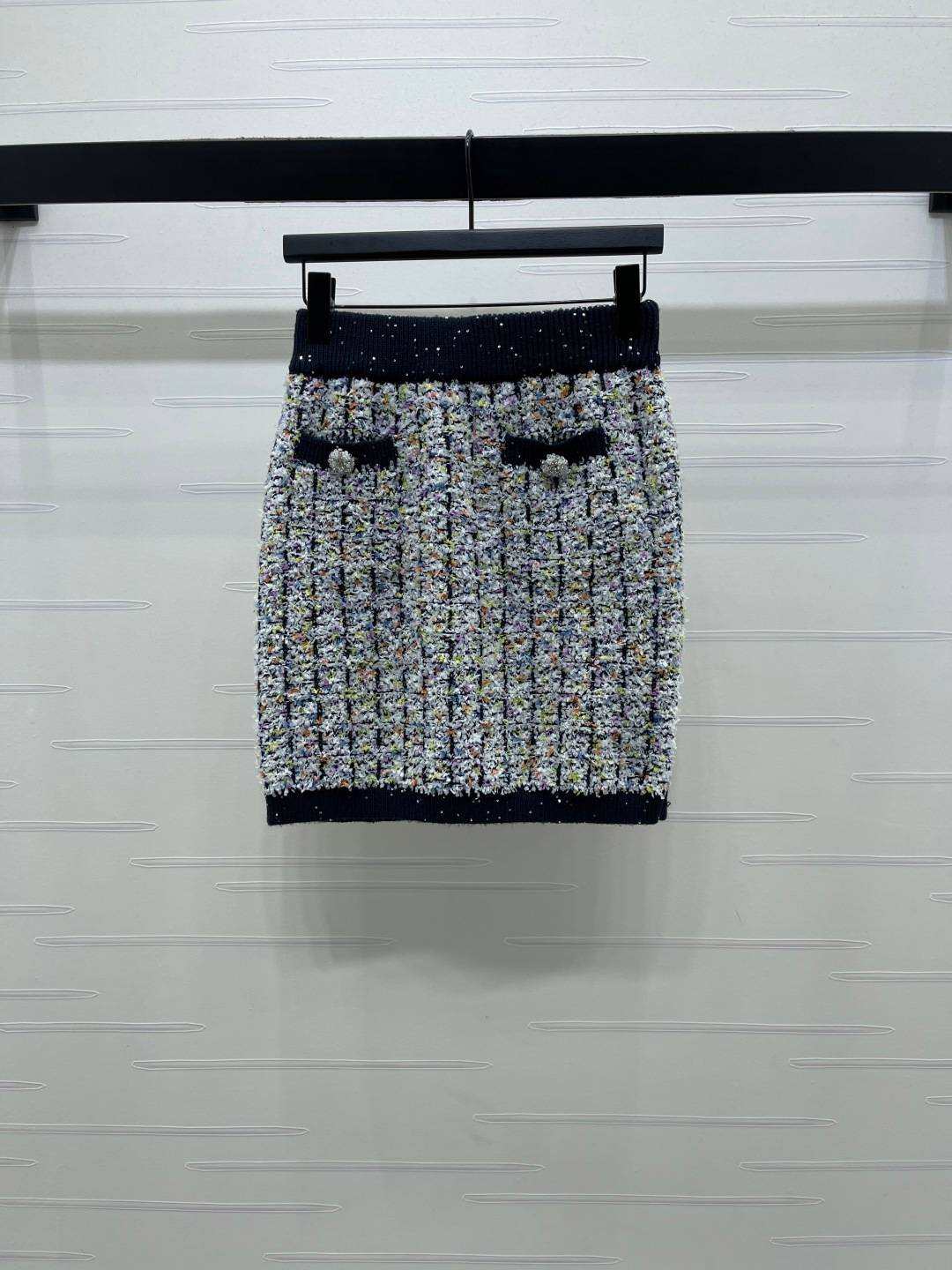 CHANEL シャネル ミディスカート プリーツ ファッション ブラック