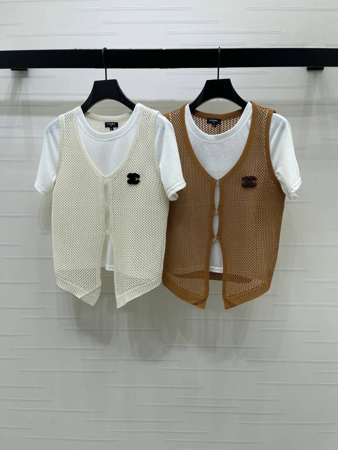 CHANEL シャネル ニット セット レディース 春夏 ホワイト ベージュ