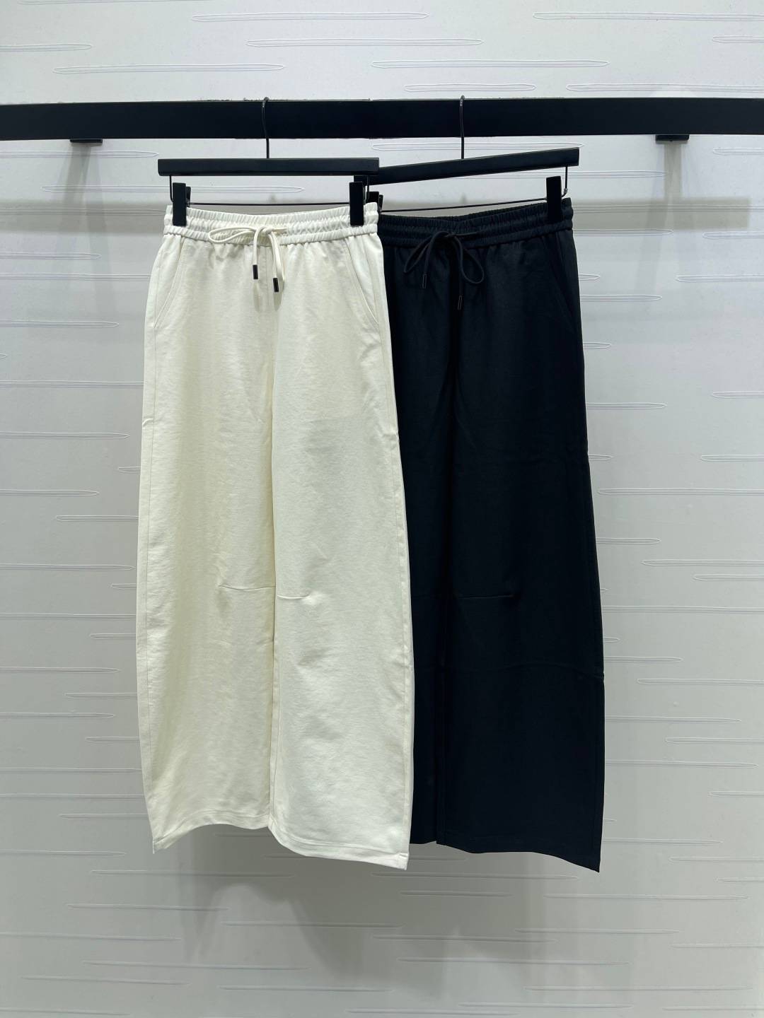 CHANEL シャネル ワイドパンツ カジュアル 通勤 ブラック ベージュ
