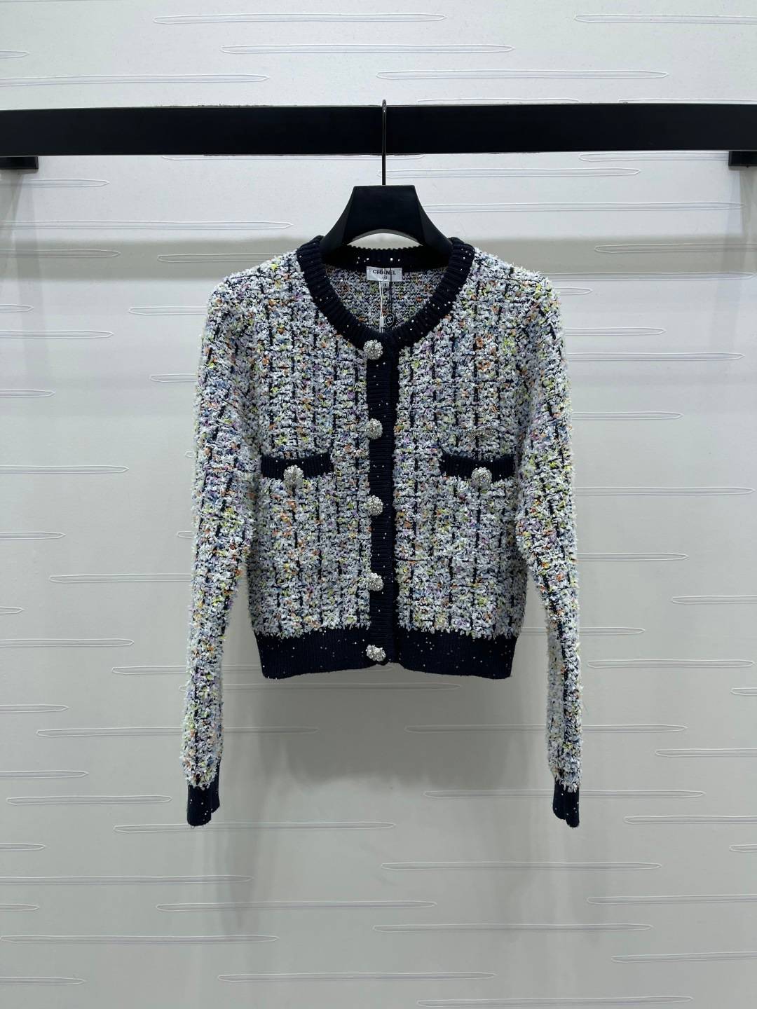 CHANEL シャネル カーディガン ニット ボタン 長袖 マルチ