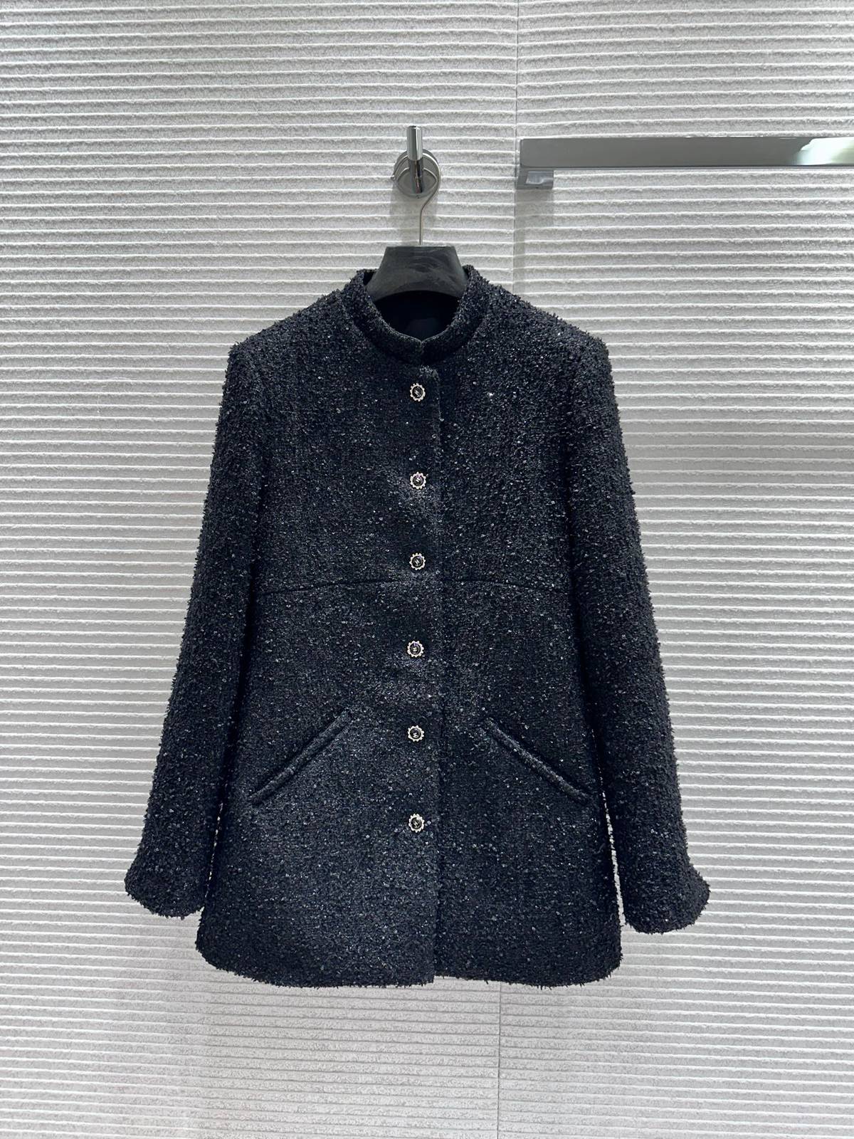 CHANEL シャネル レディース 通勤 ショート丈 ブラック