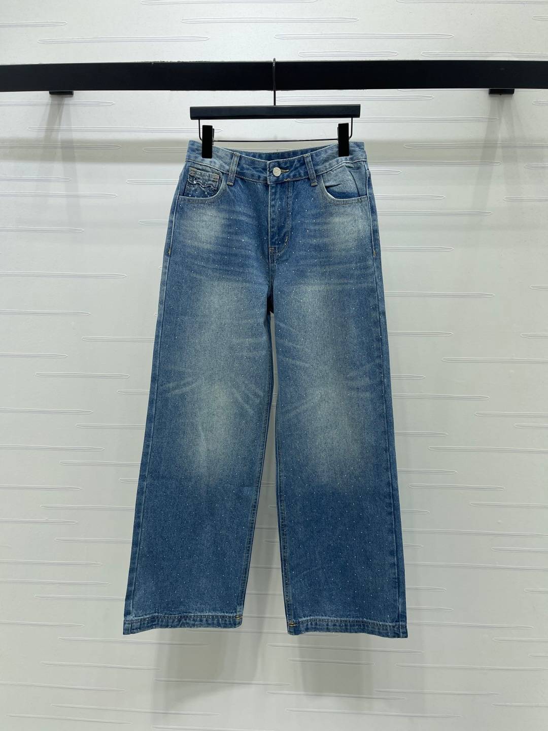 CHANEL シャネル ワイドパンツ ストレート レディース ブルー