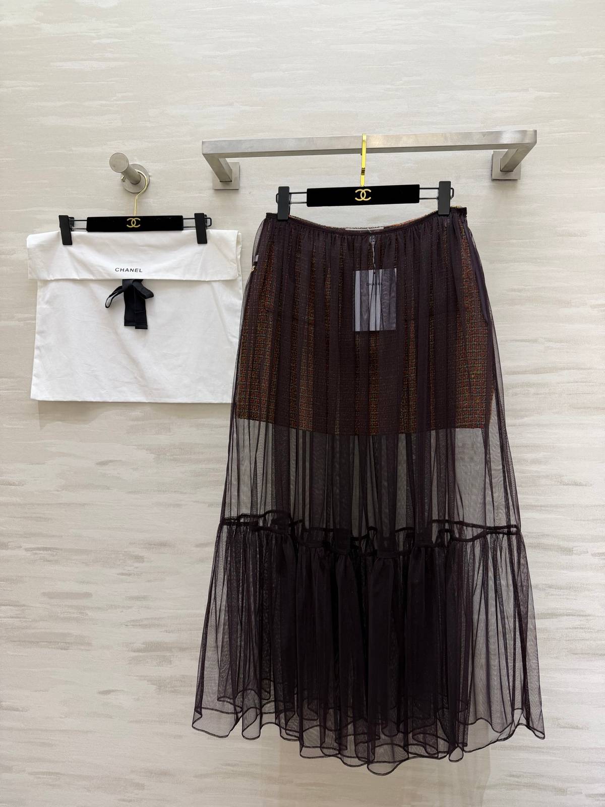 CHANEL シャネル セットアップ ツーピース レディース ブラウン ブラック