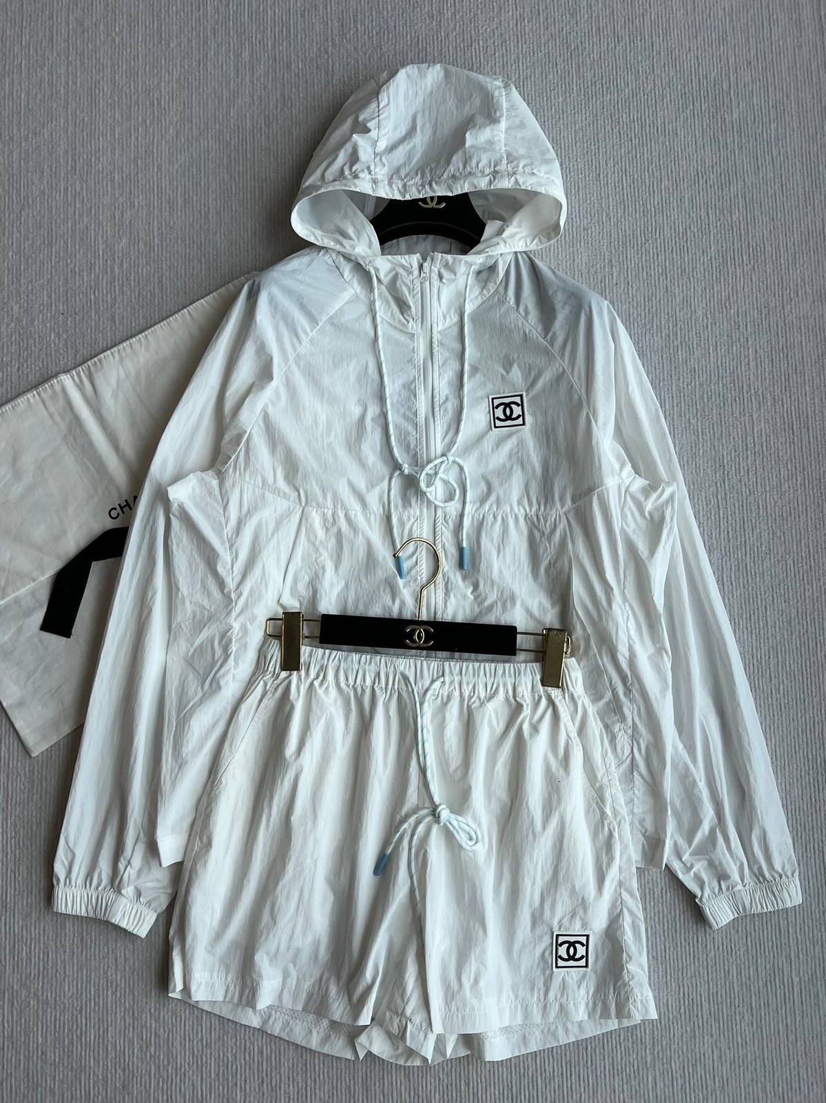 CHANEL シャネル セットアップ ジャケット パンツ レディース ホワイト