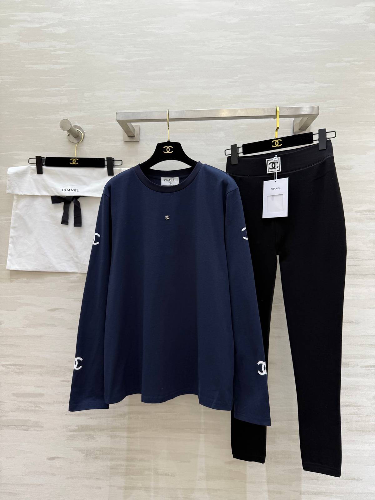 CHANEL シャネル 長袖 プルオーバー オス版 ブルー