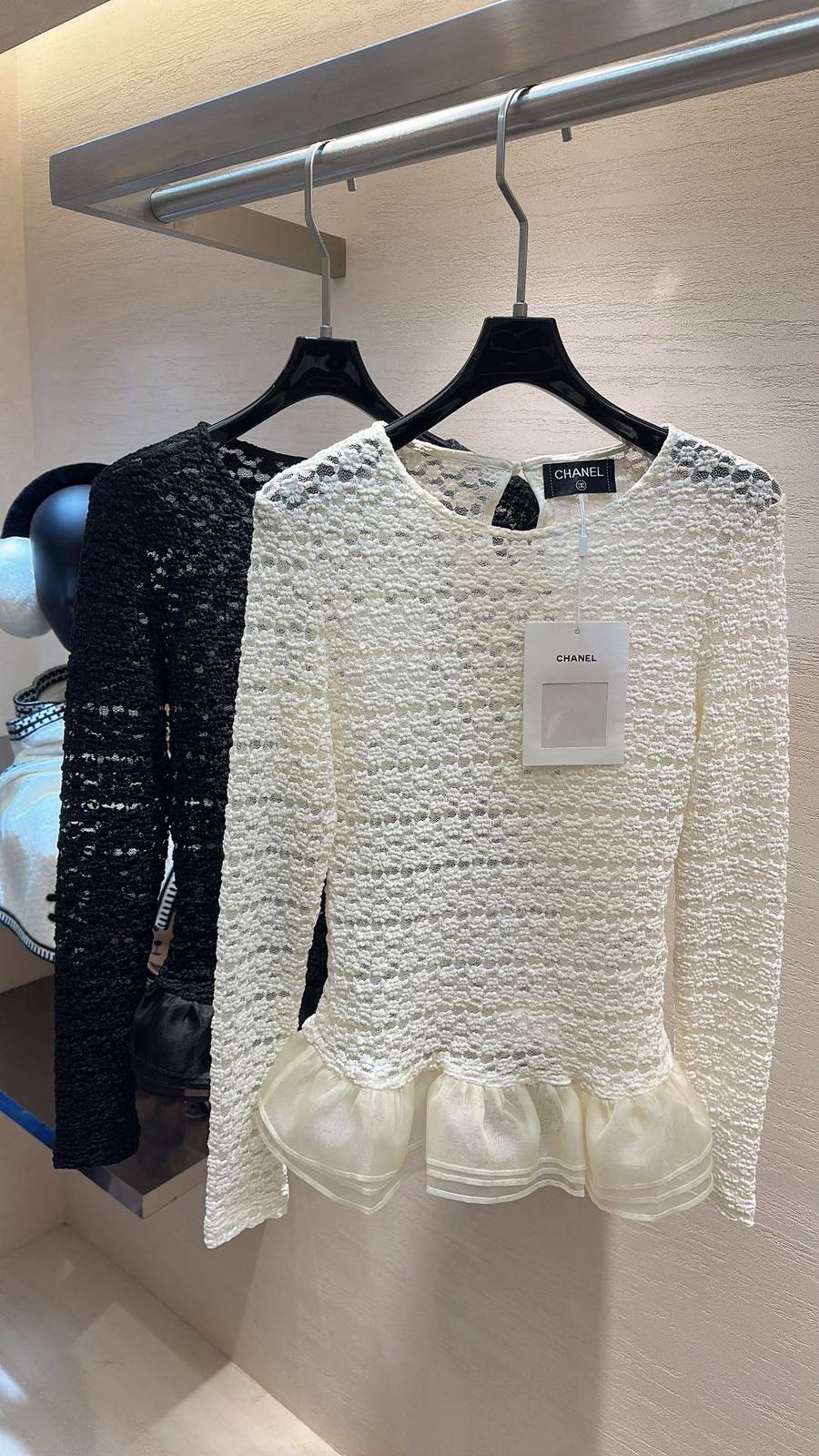 CHANEL シャネル プルオーバー ノースリーブ ホワイト