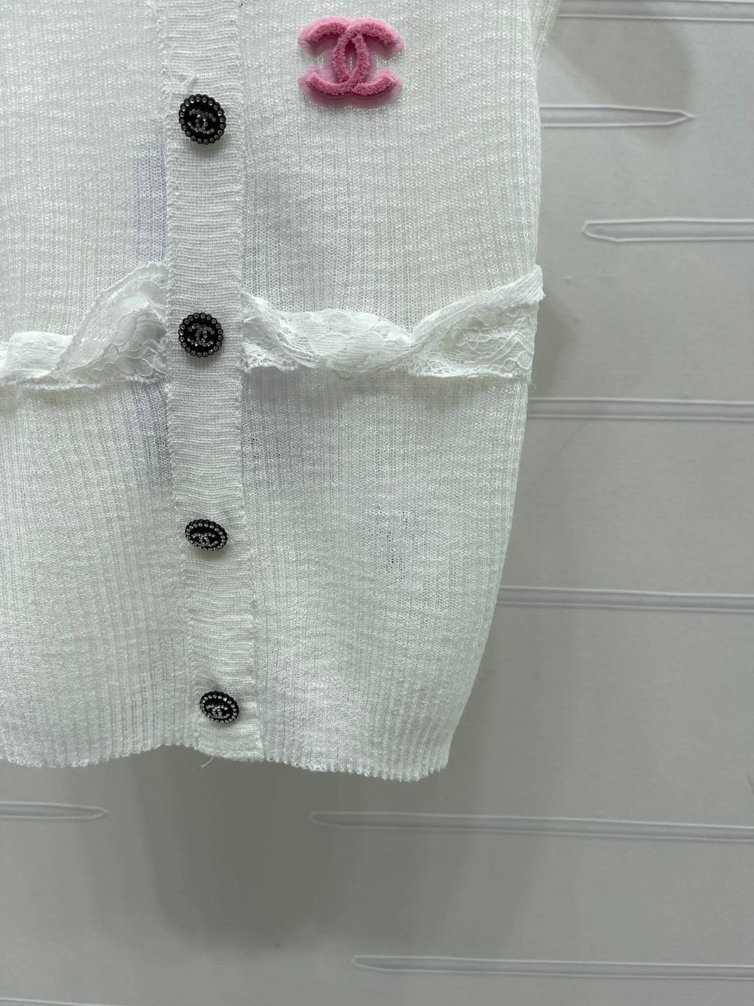 CHANEL シャネル ノースリーブトップス レディース レイヤード 白