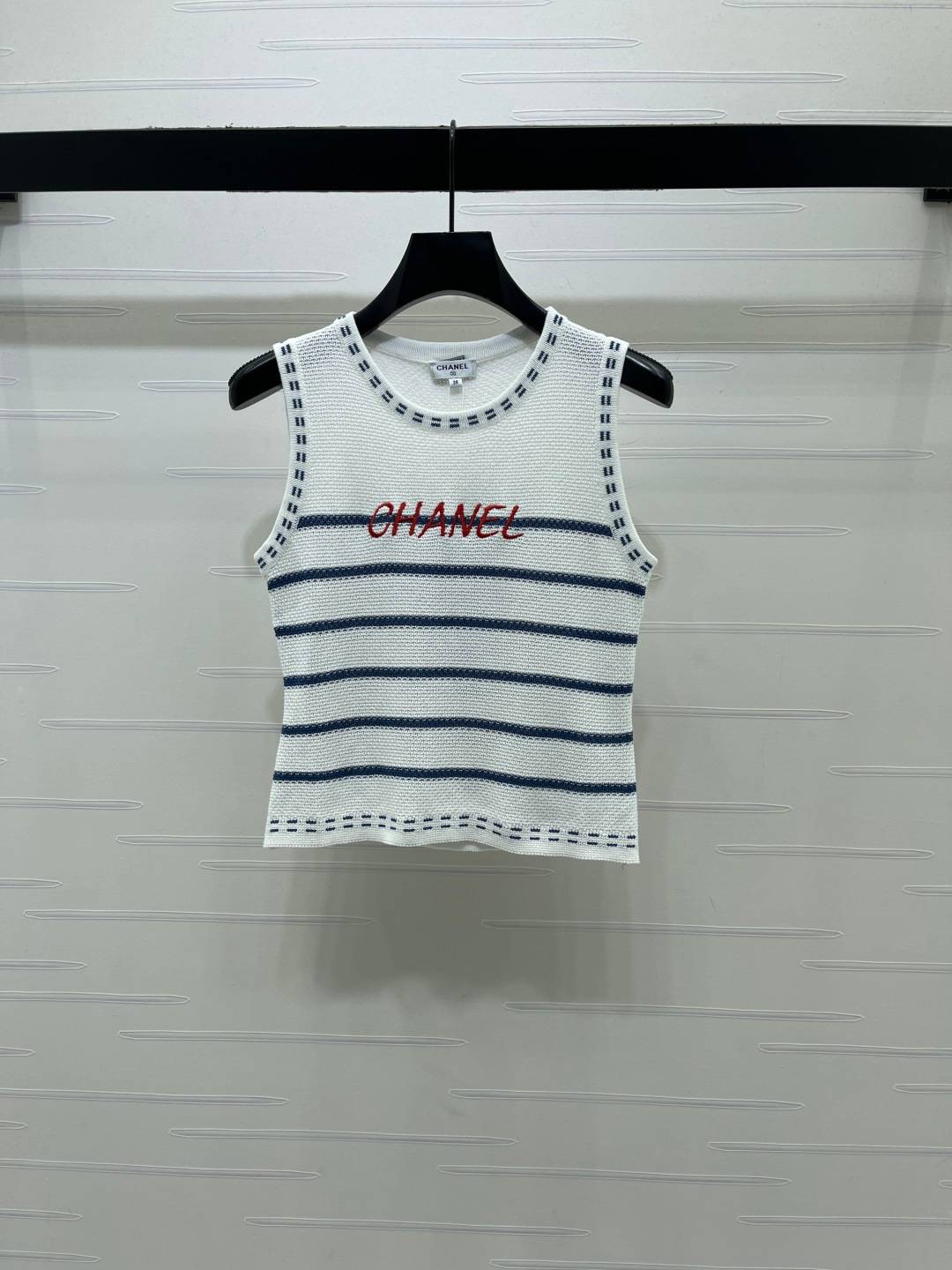 CHANEL シャネル ニットカーディガン クルーネック ロング丈 ホワイト